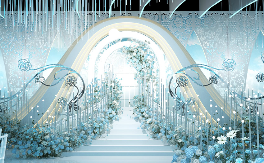 红河釡香烙馍村水晶厅效果展示